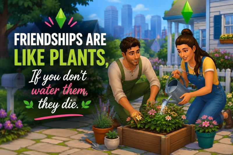 Lessons in Friendship Learned from The Sims